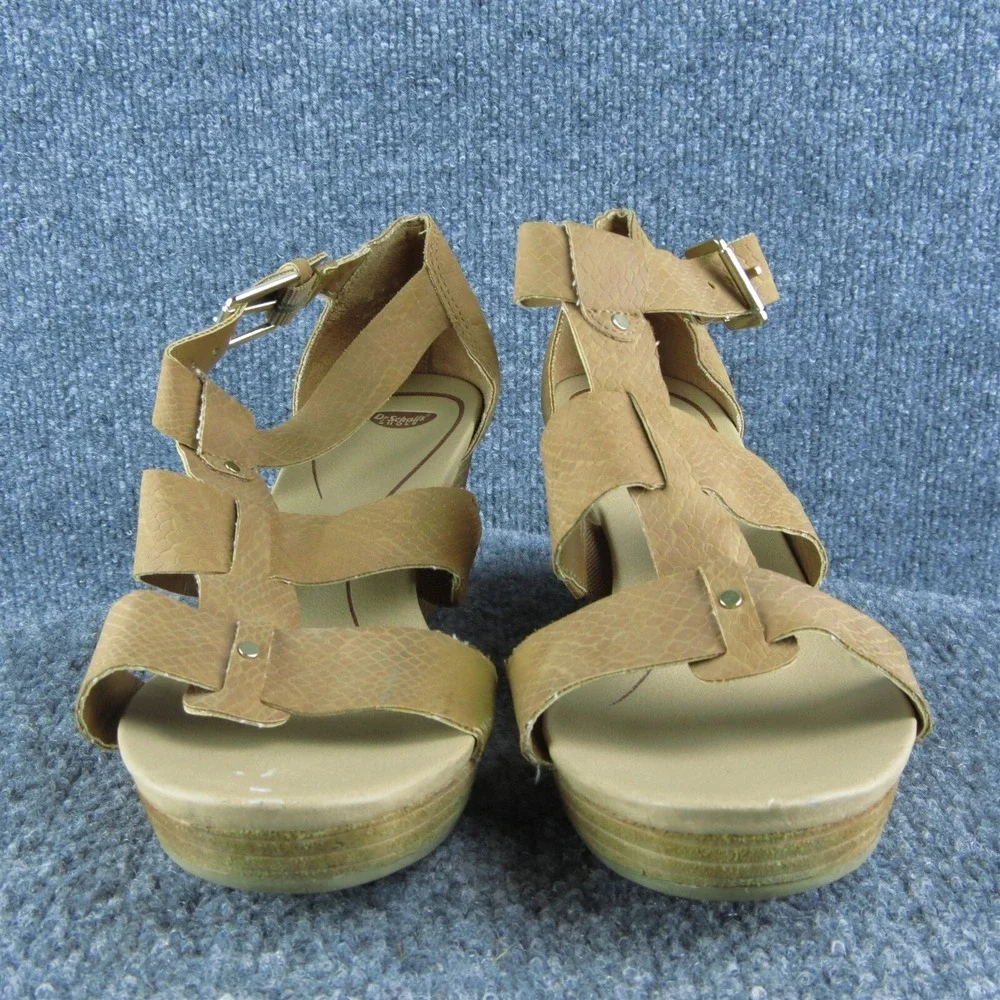 Dr. Scholl's Barton Women‎ Gladiator Sandal Shoes Size 9 Medium Brown Synthetic